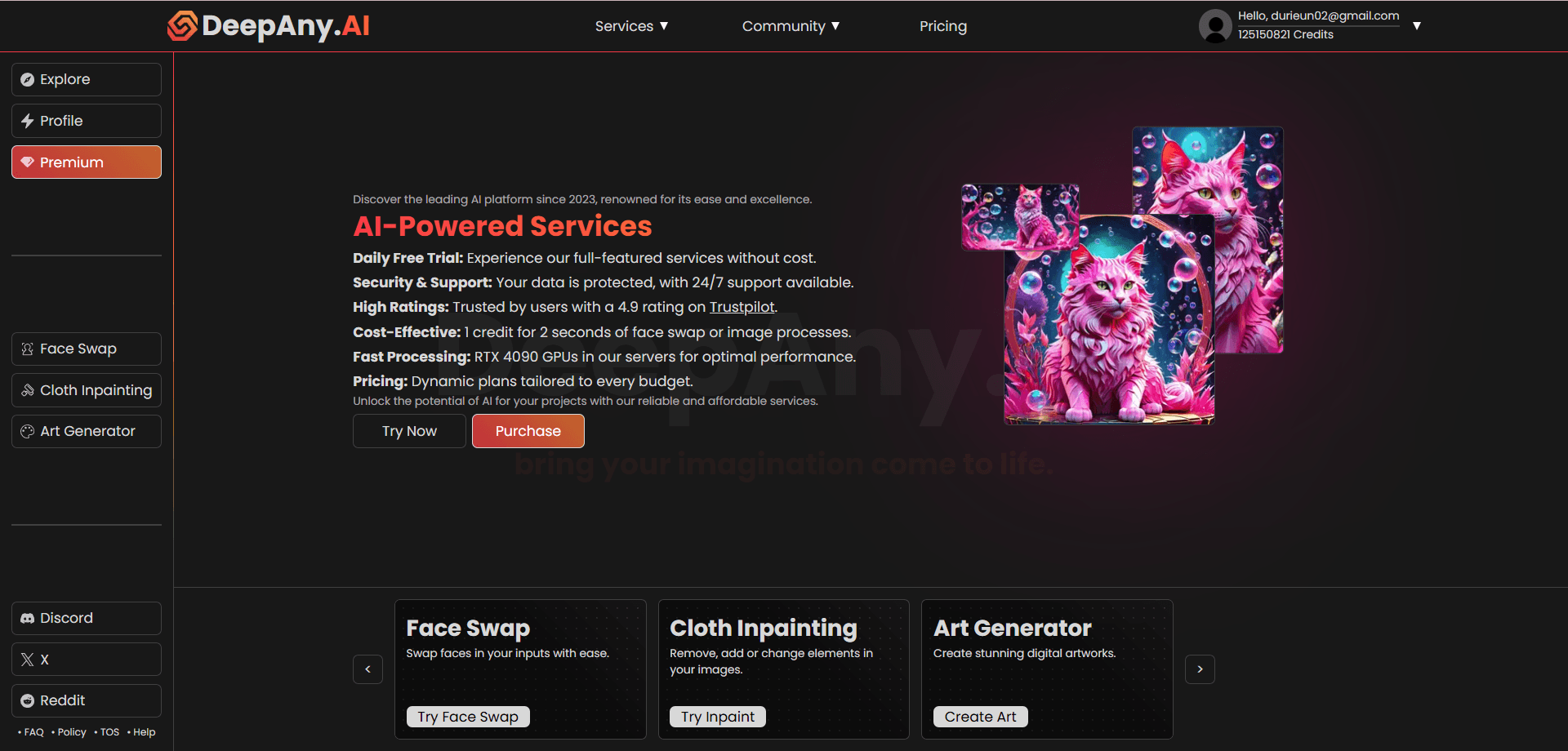 DeepAny.AI screenshot 2