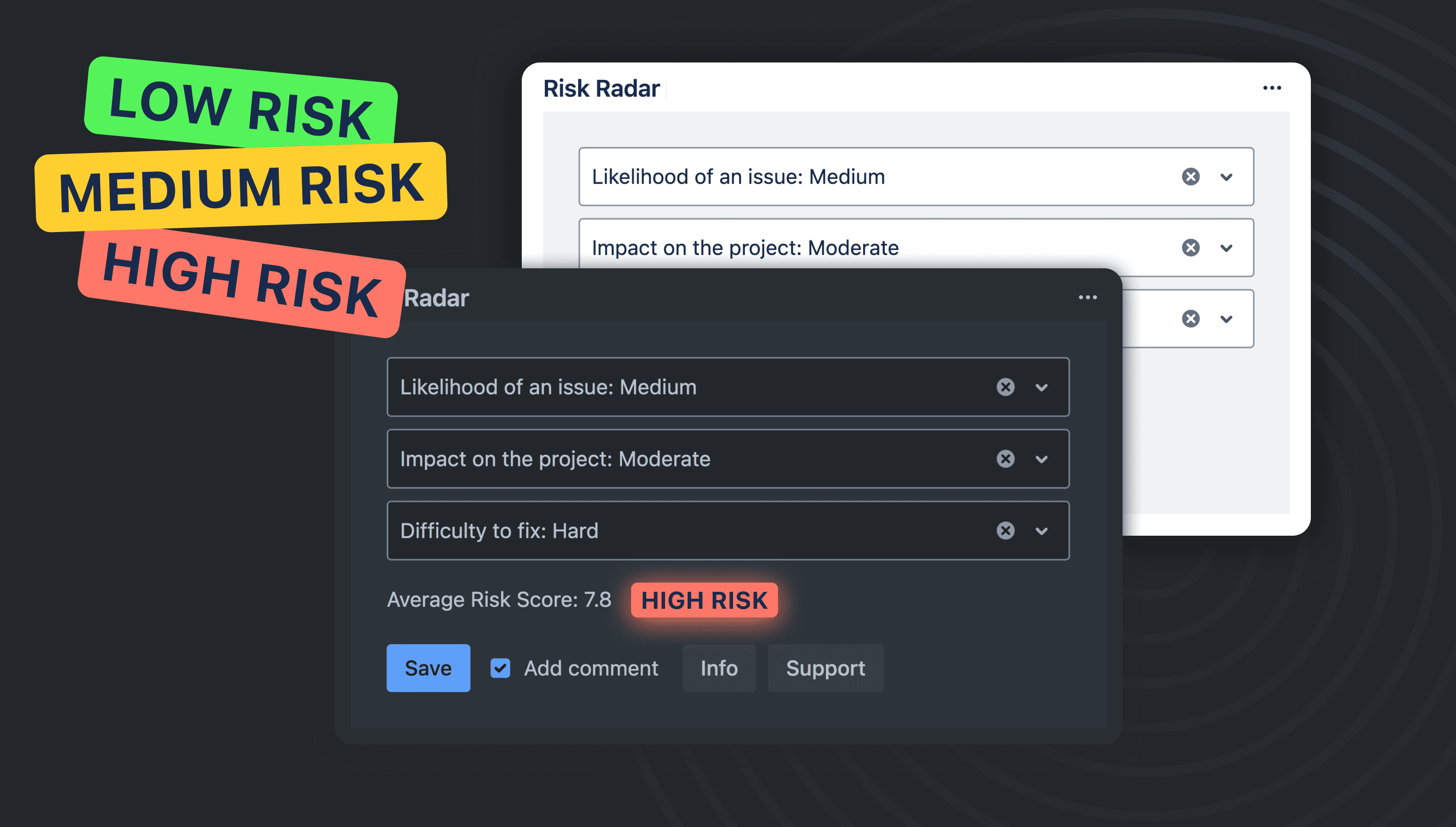 Risk Radar for Jira screenshot 1