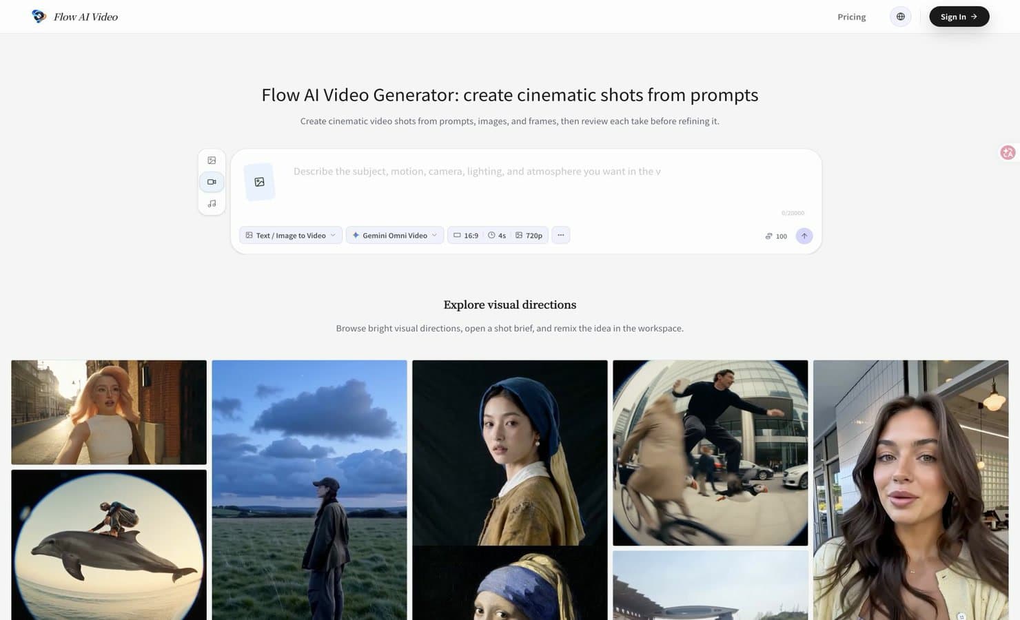 Flow AI Video Generator screenshot 1
