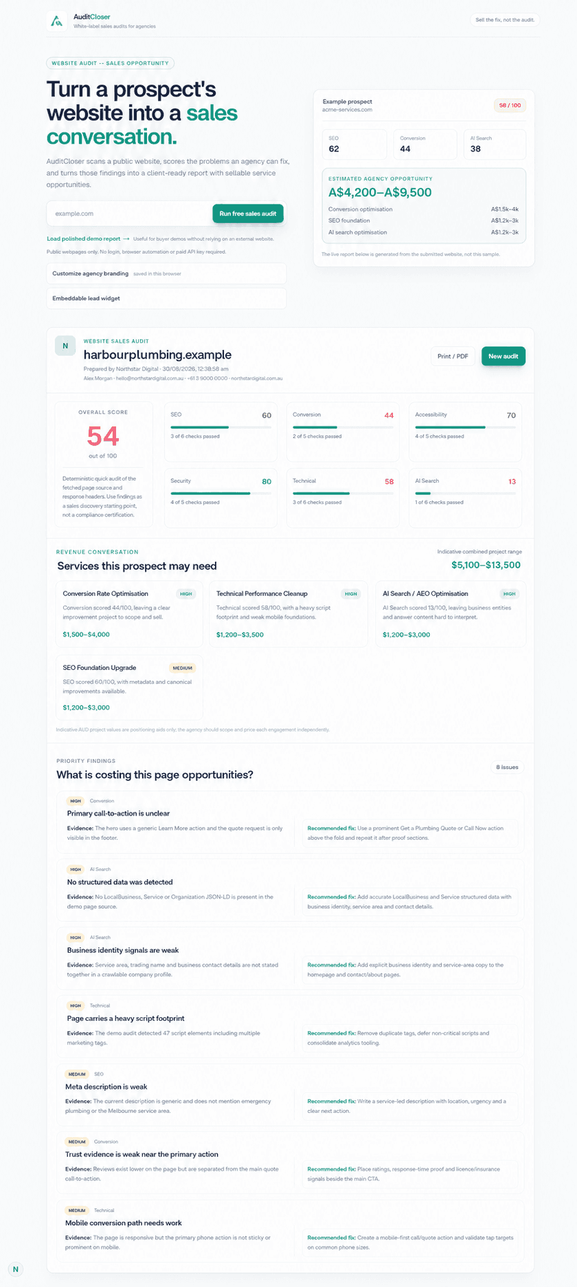 AuditCloser screenshot 2
