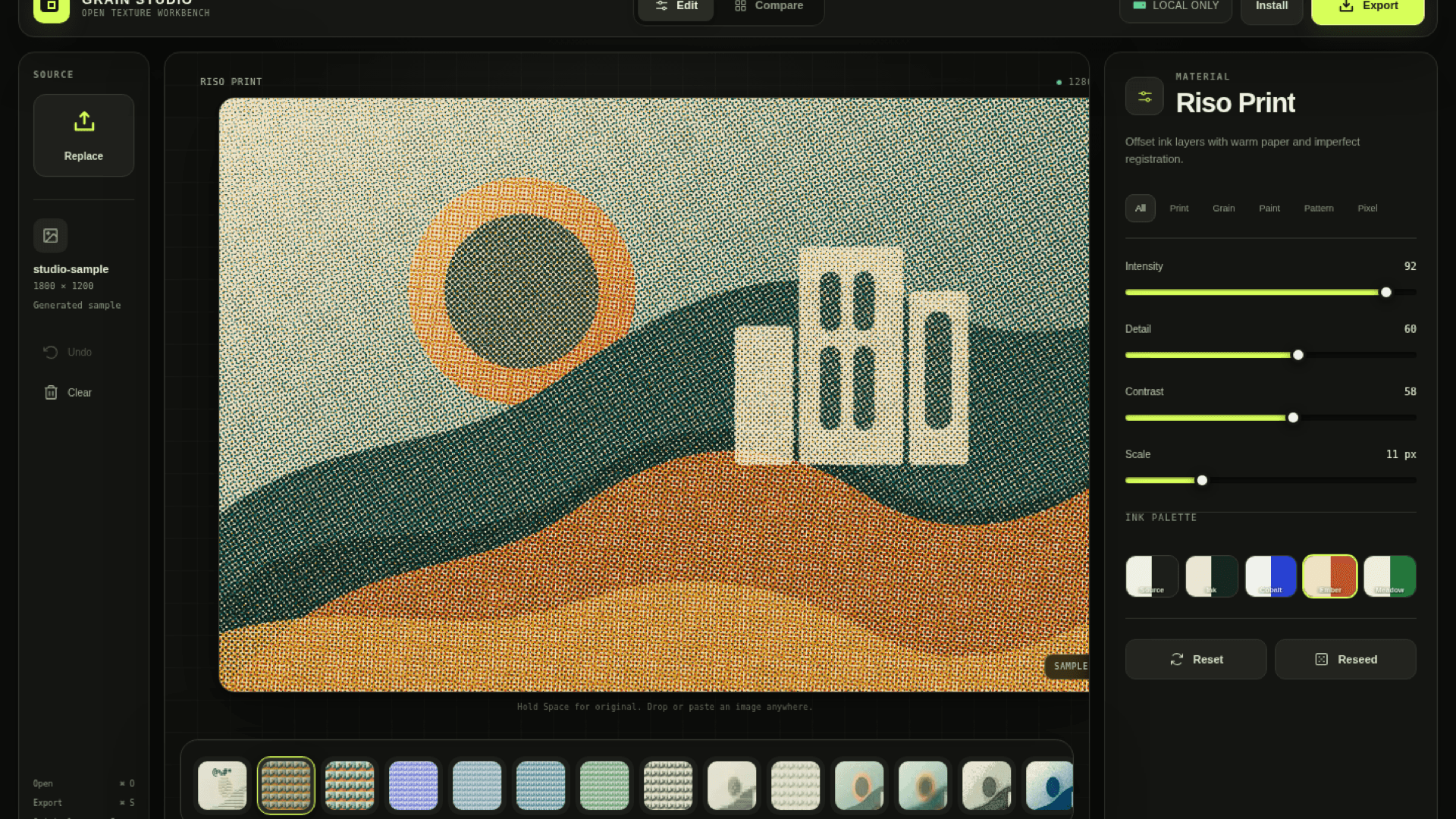 Grain Studio screenshot 1