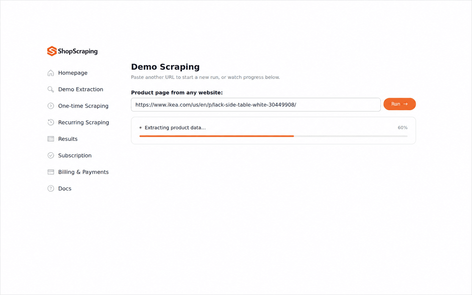 ShopScraping screenshot 5