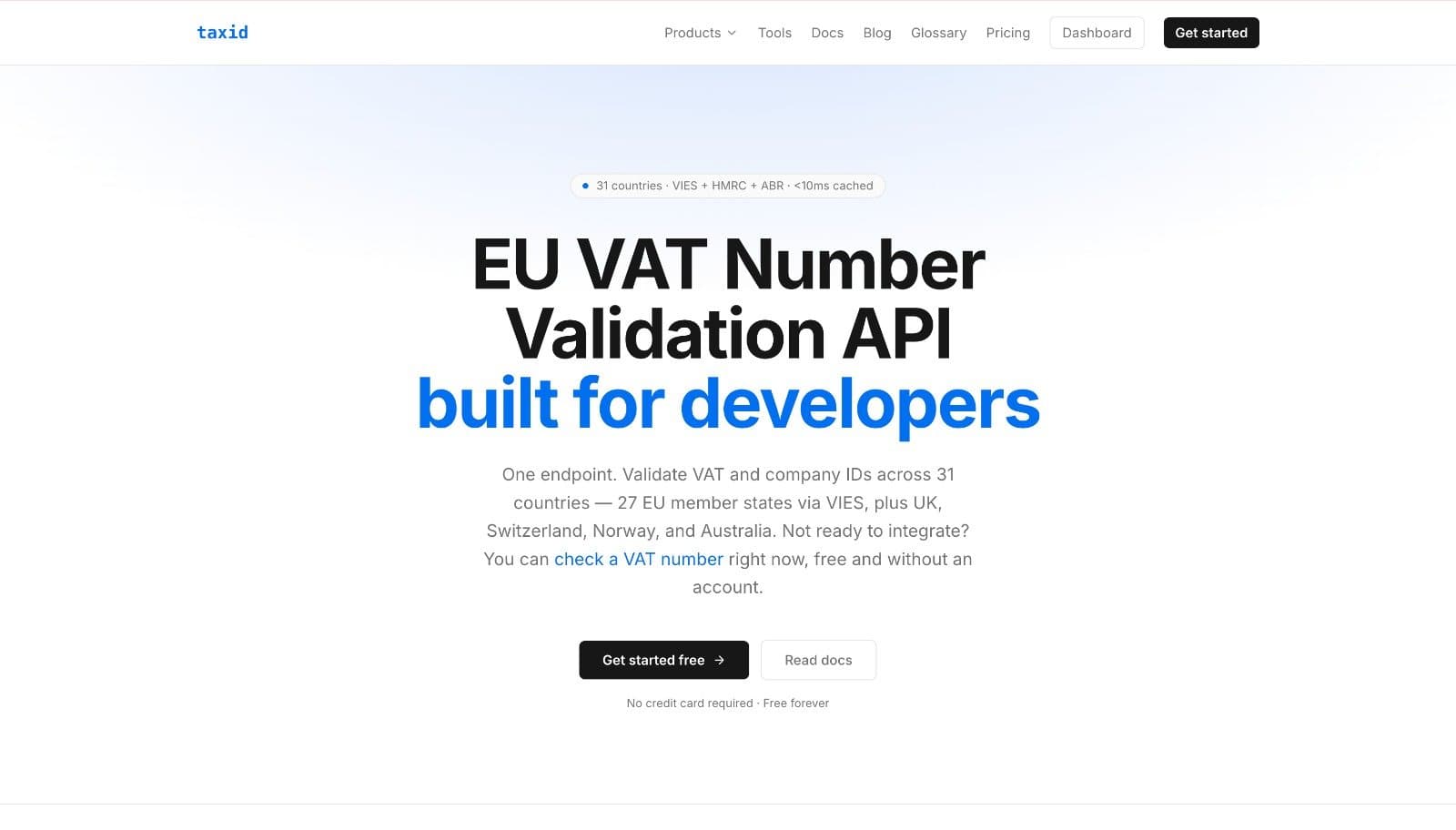 TaxID screenshot 1