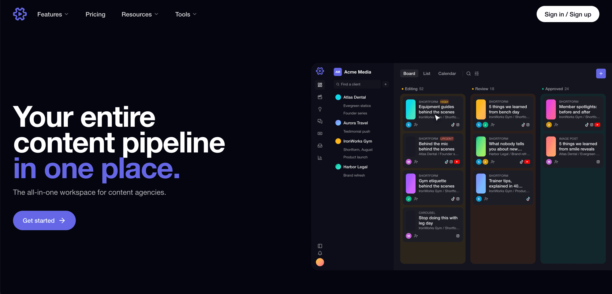 ContentWorkflow screenshot 1
