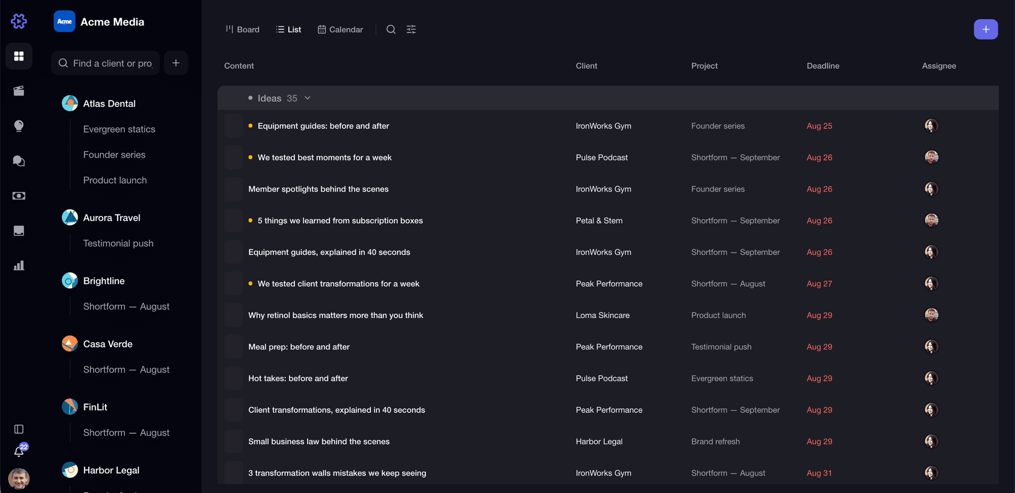 ContentWorkflow screenshot 3