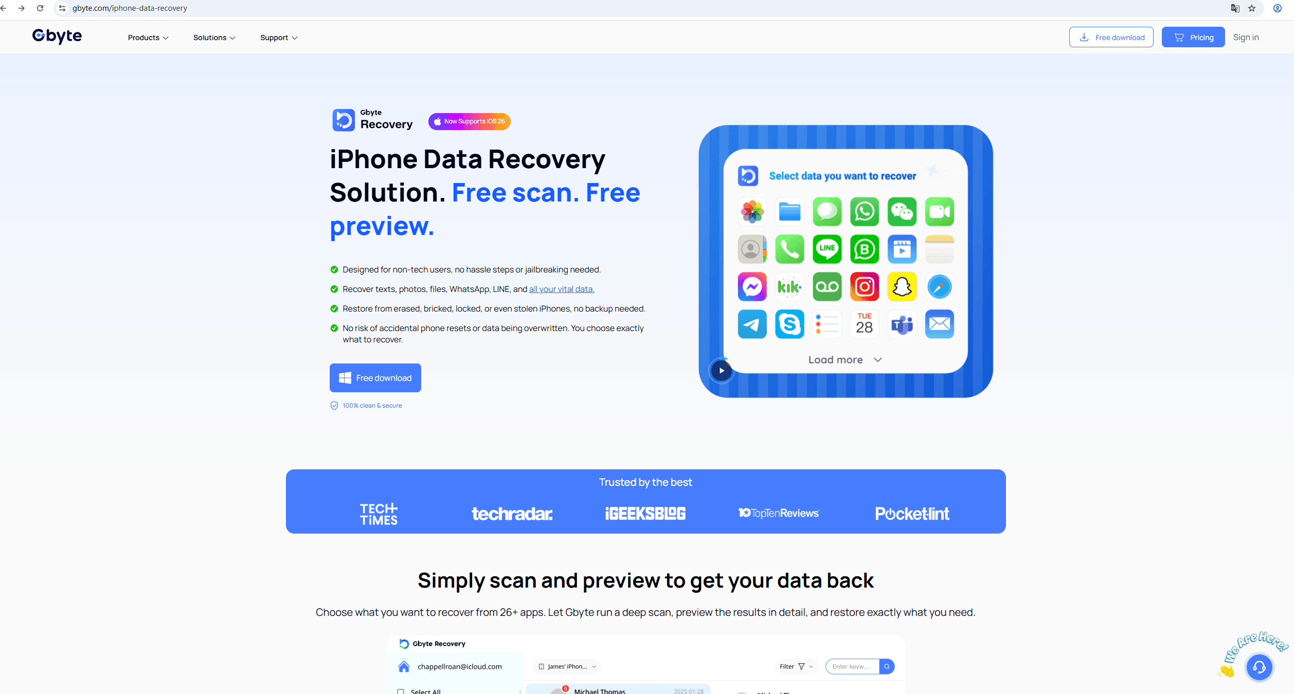 Gbyte Recovery screenshot 2