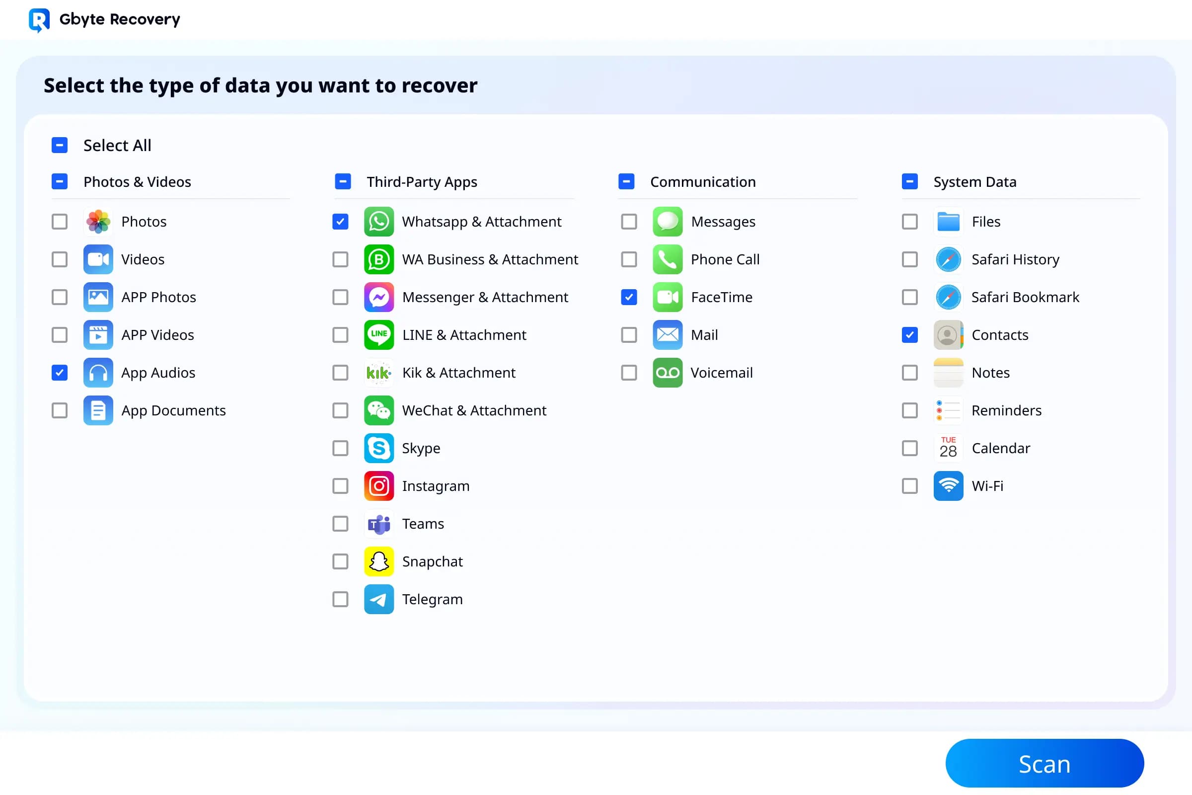 Gbyte Recovery screenshot 3