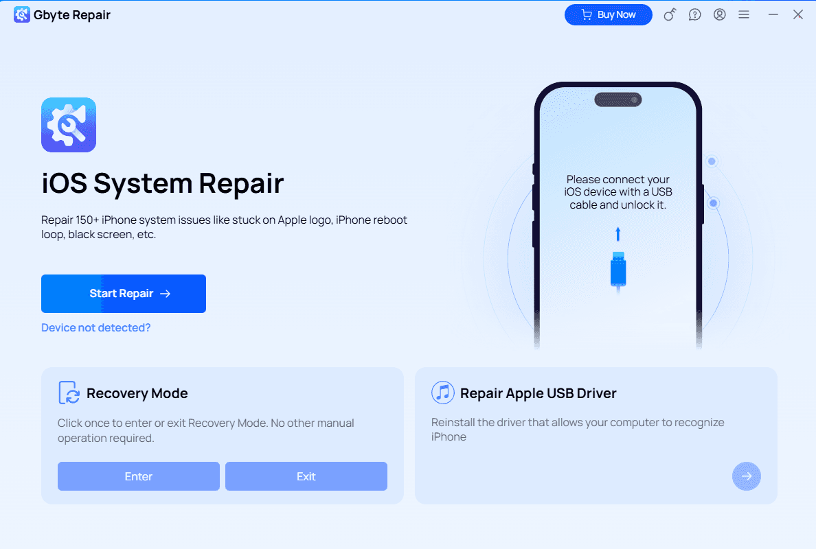 Gbyte Repair screenshot 2