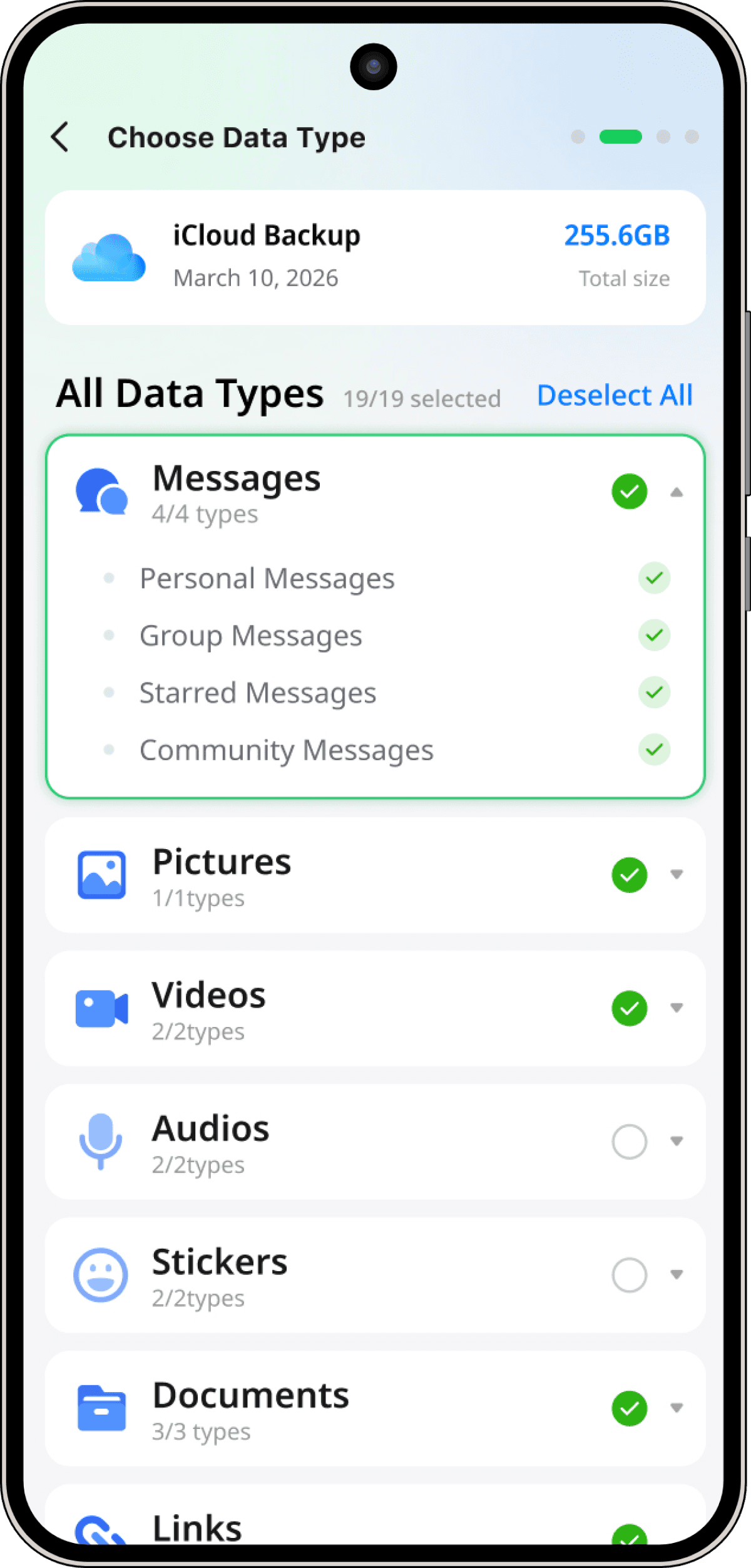 Gbyte Transfer screenshot 3