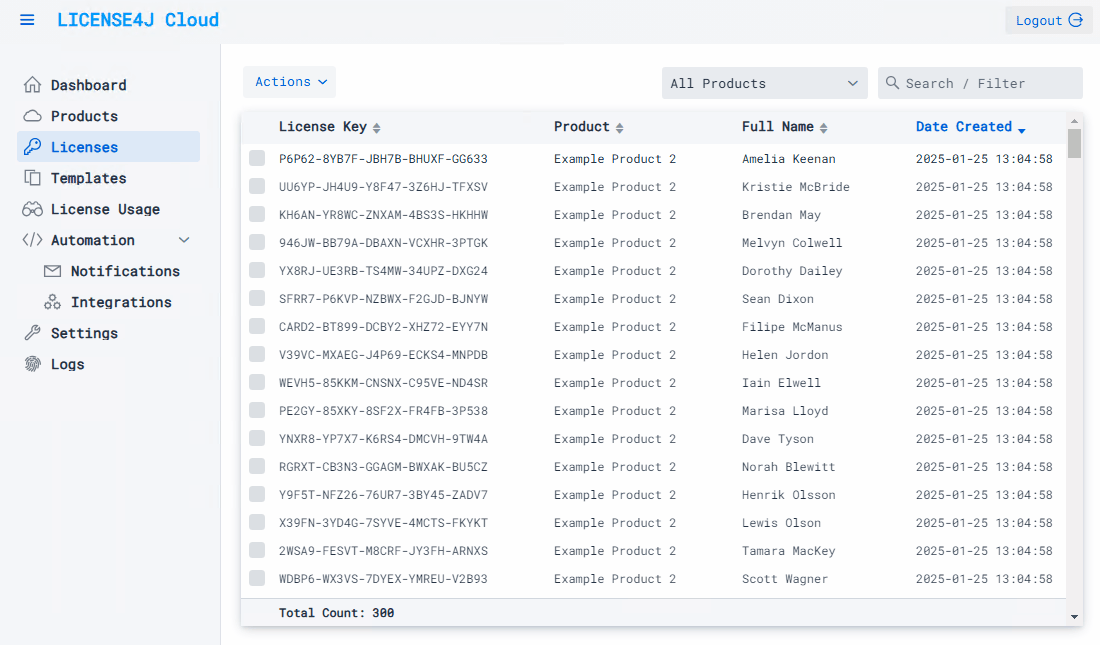 LICENSE4J screenshot 2