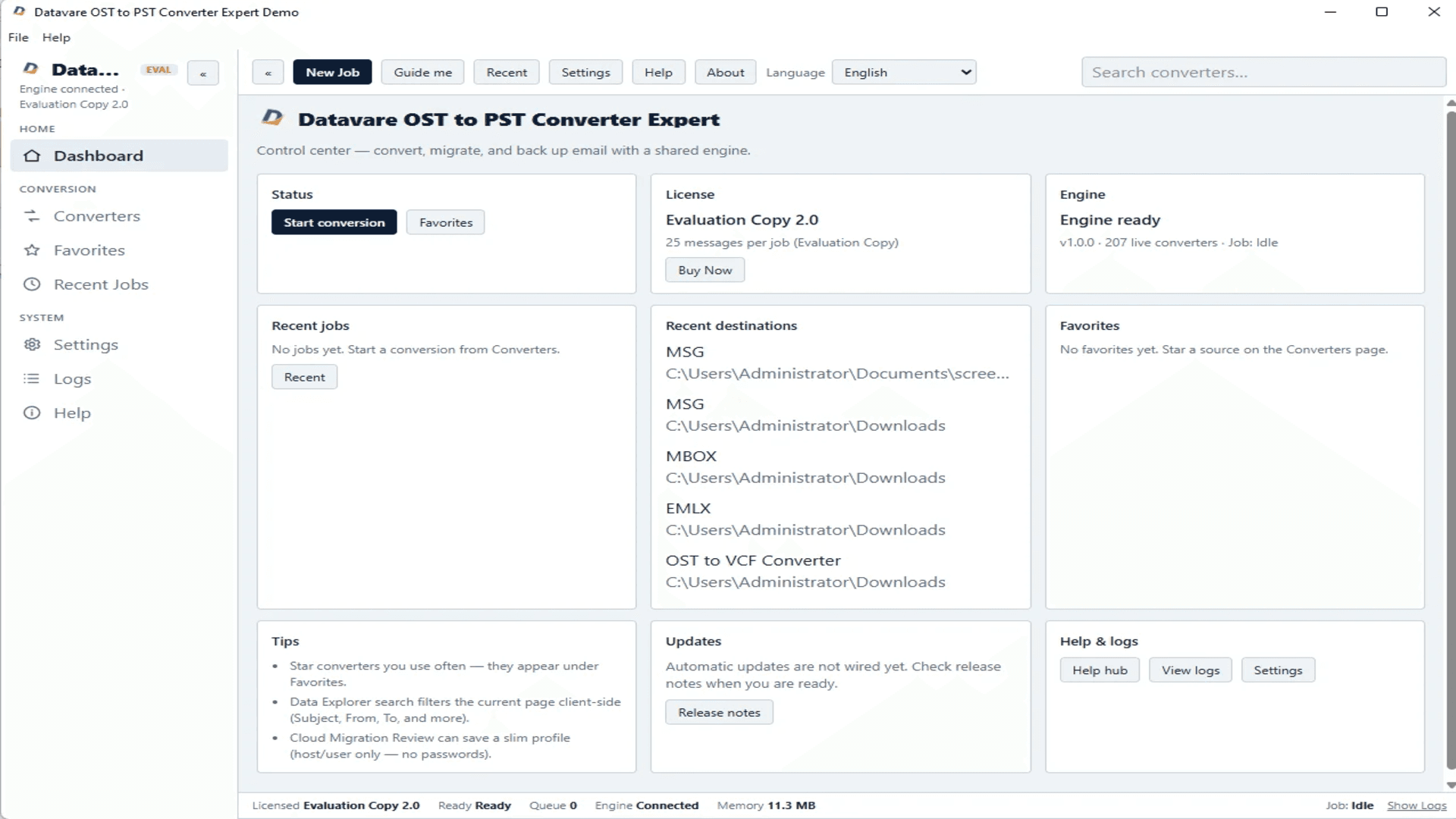 DataVare OST to PST Converter Expert screenshot 5