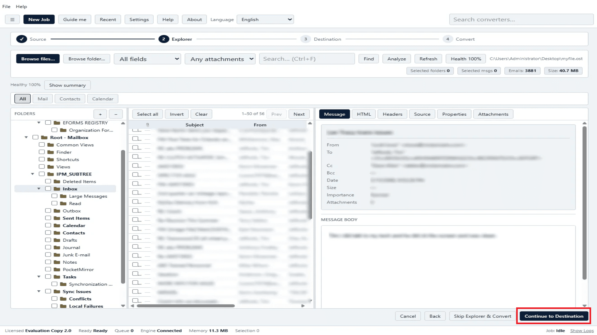 DataVare OST to PST Converter Expert screenshot 6
