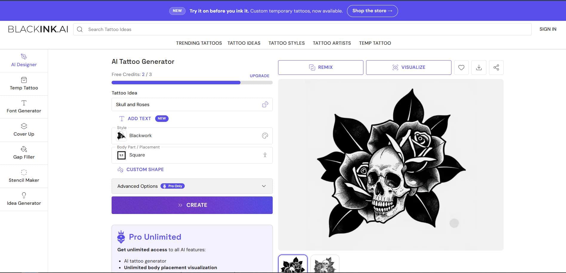 BlackInk AI screenshot 1