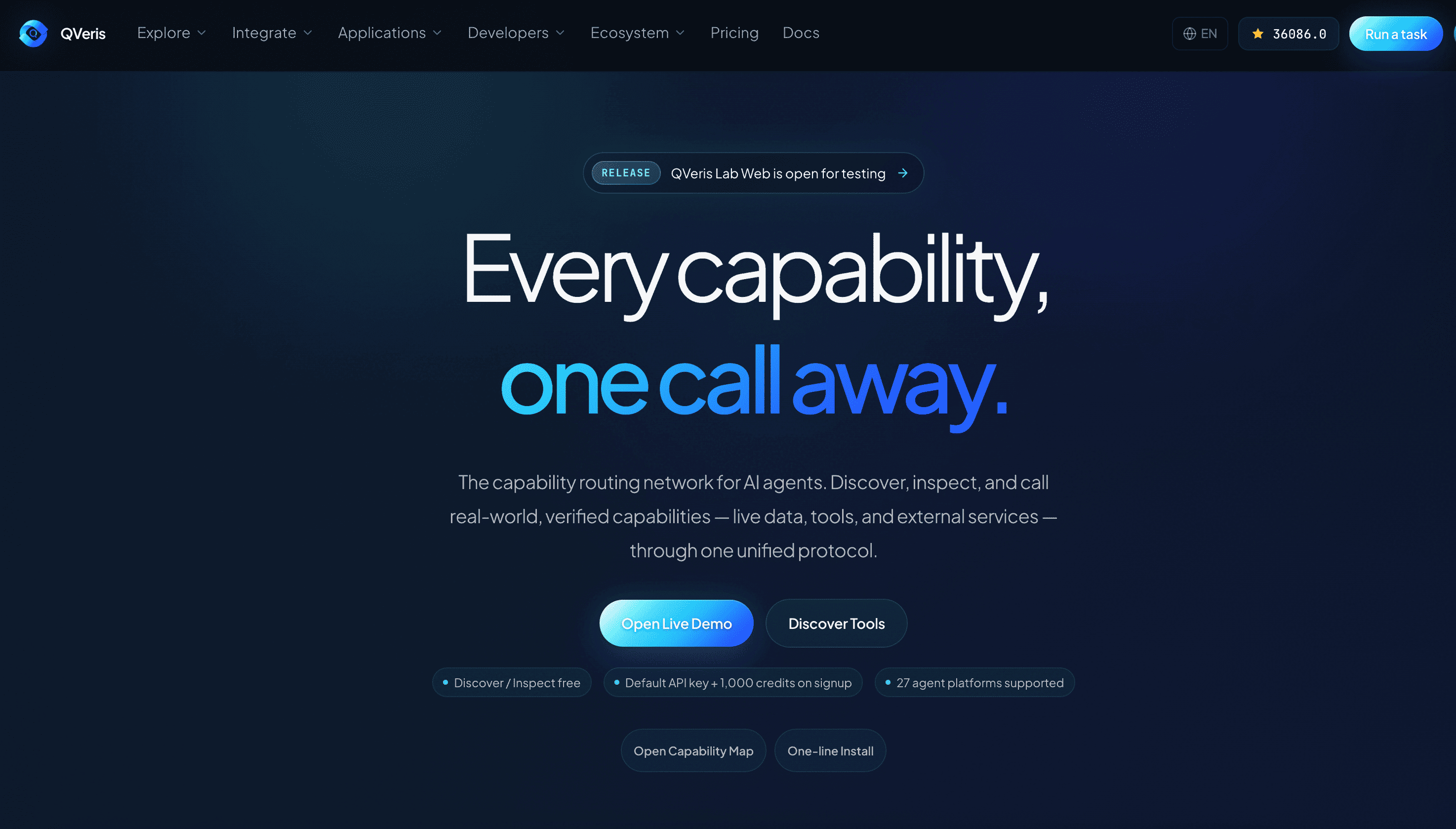 QVeris AI screenshot 1