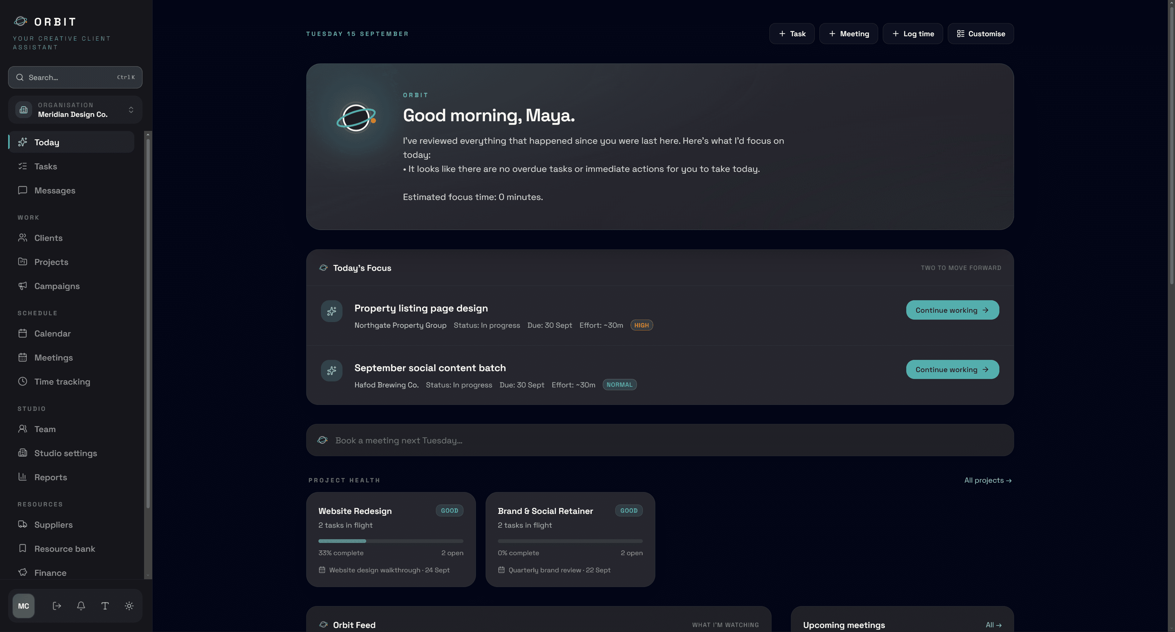 Orbit Studios screenshot 1