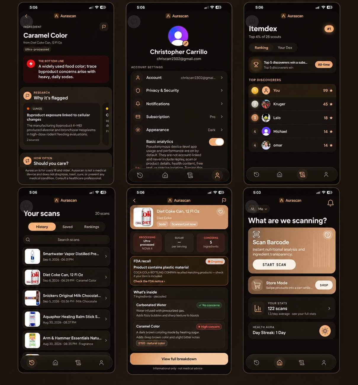Aurascan.app screenshot 1