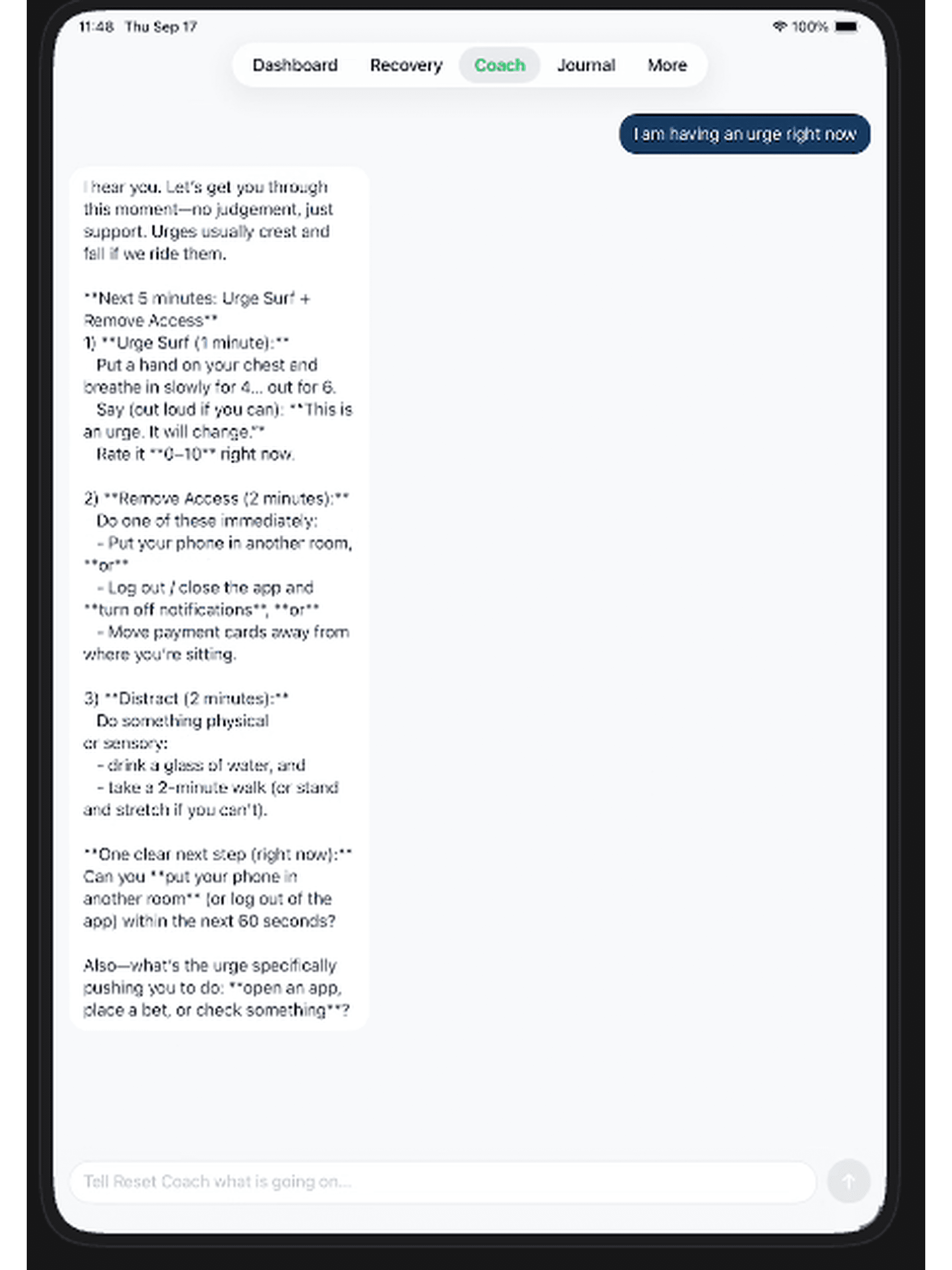 MyBetReset screenshot 3