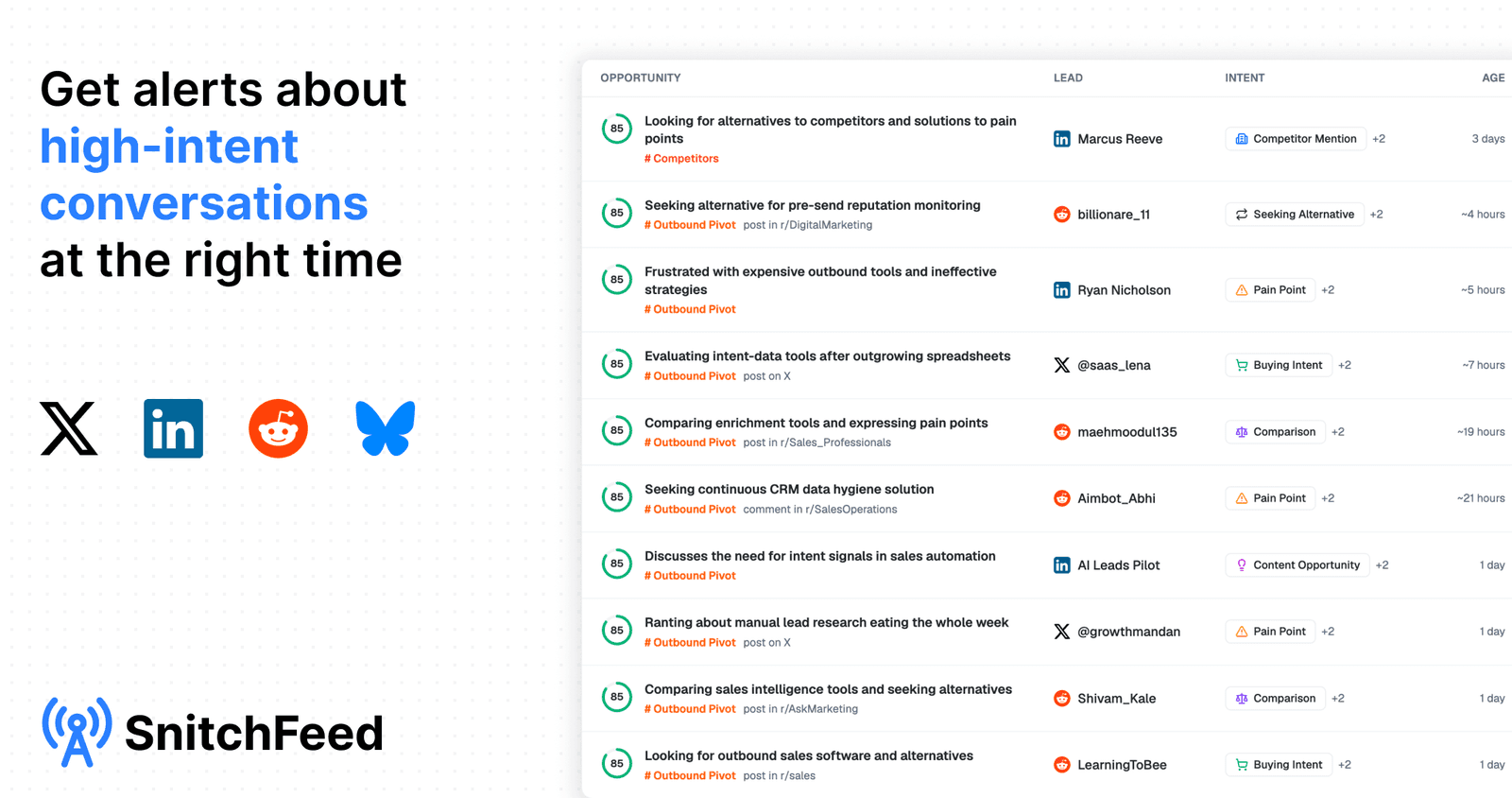 SnitchFeed screenshot 1