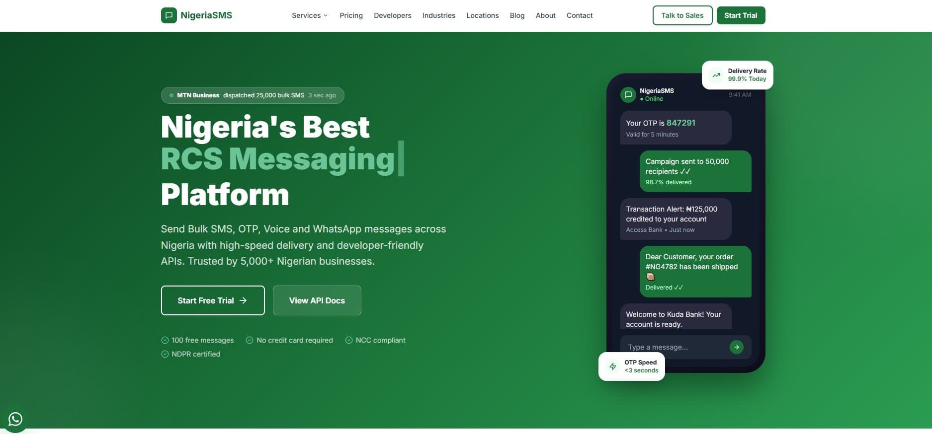 NigeriaSMS screenshot 1