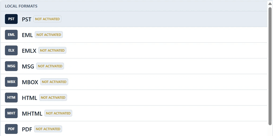 WholeClear EML to PST Converter screenshot 3
