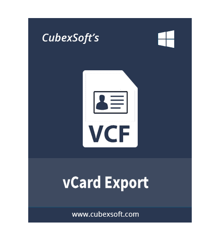 CubexSoft vCard Export screenshot 1