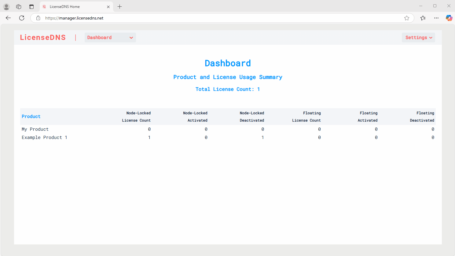 LicenseDNS screenshot 5