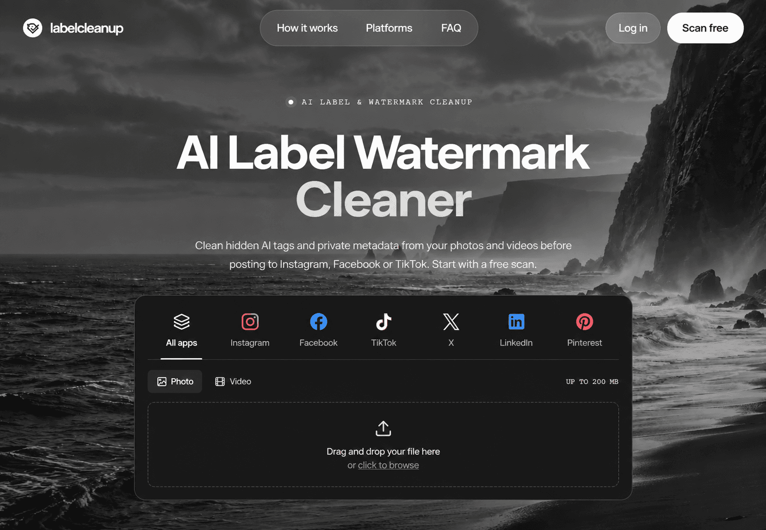 LabelCleanup screenshot 1