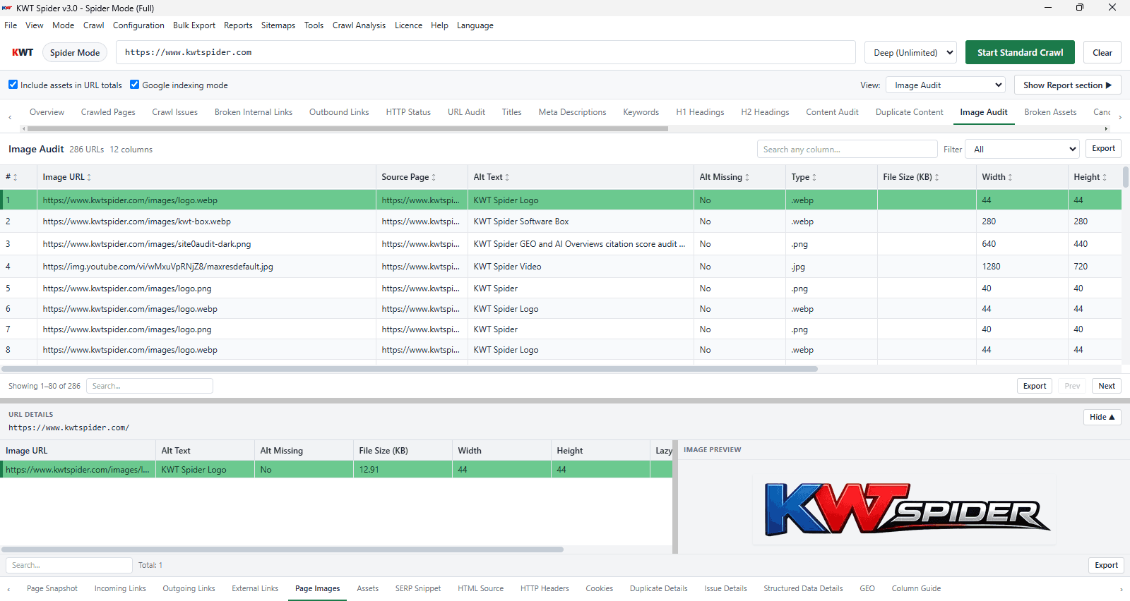 KWT Spider screenshot 4