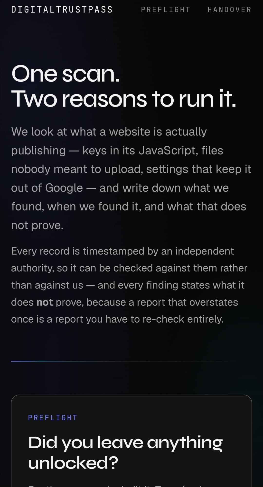 DigitalTrustPass screenshot 1