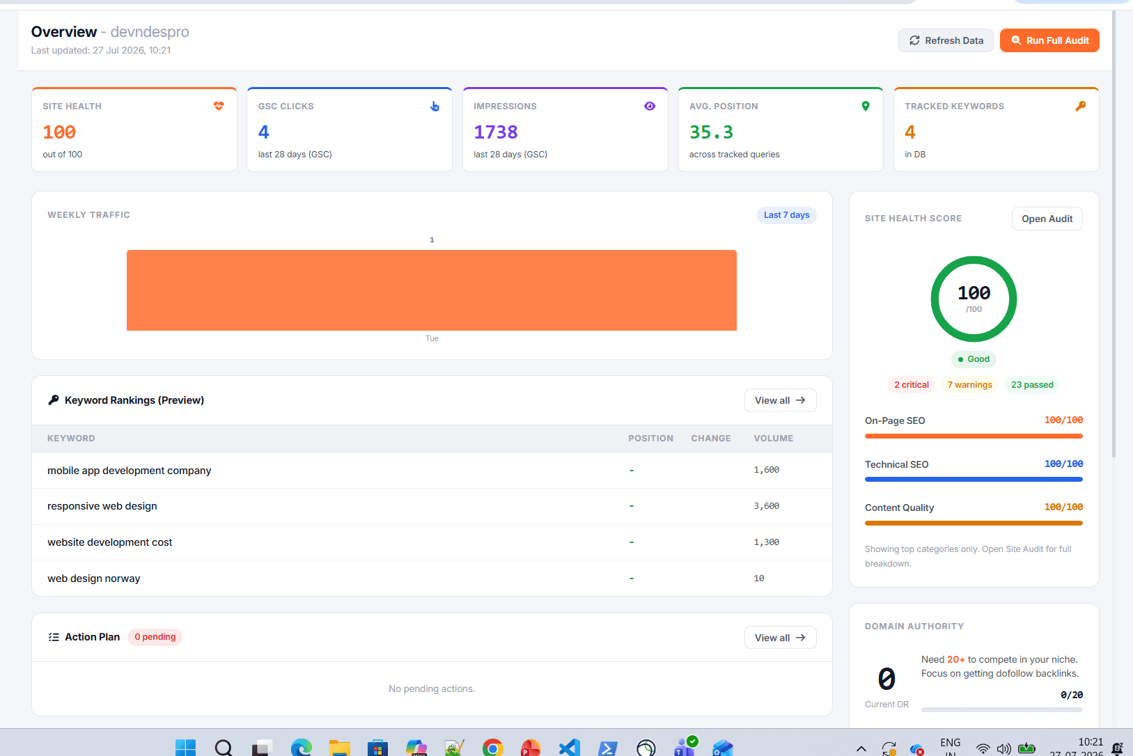 Devndespro screenshot 1