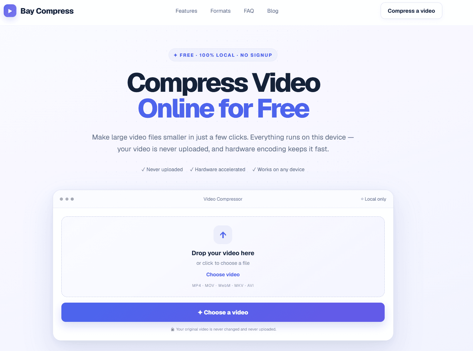 Bay Compress screenshot 1