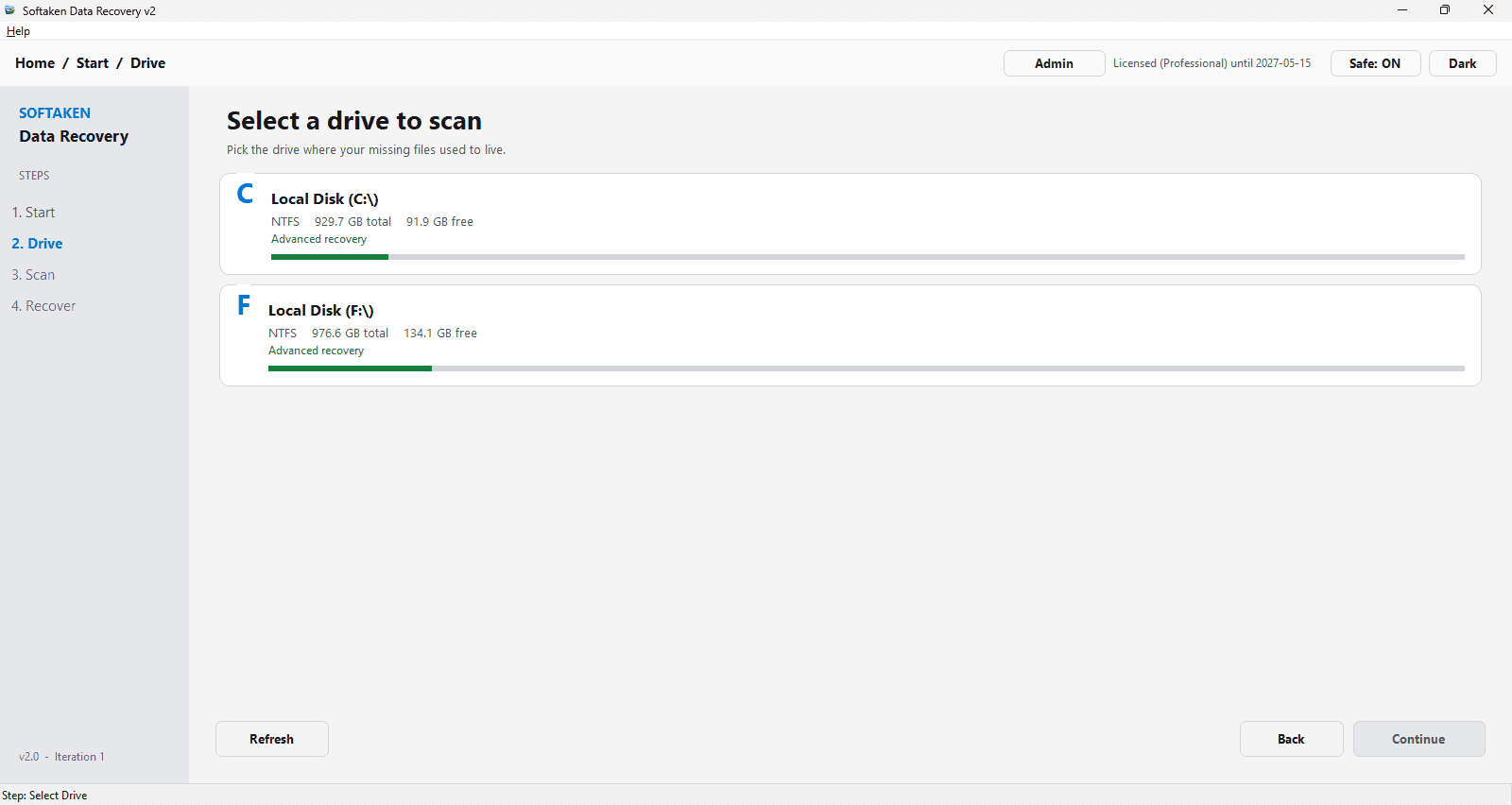 Softaken Data Recovery Software screenshot 2