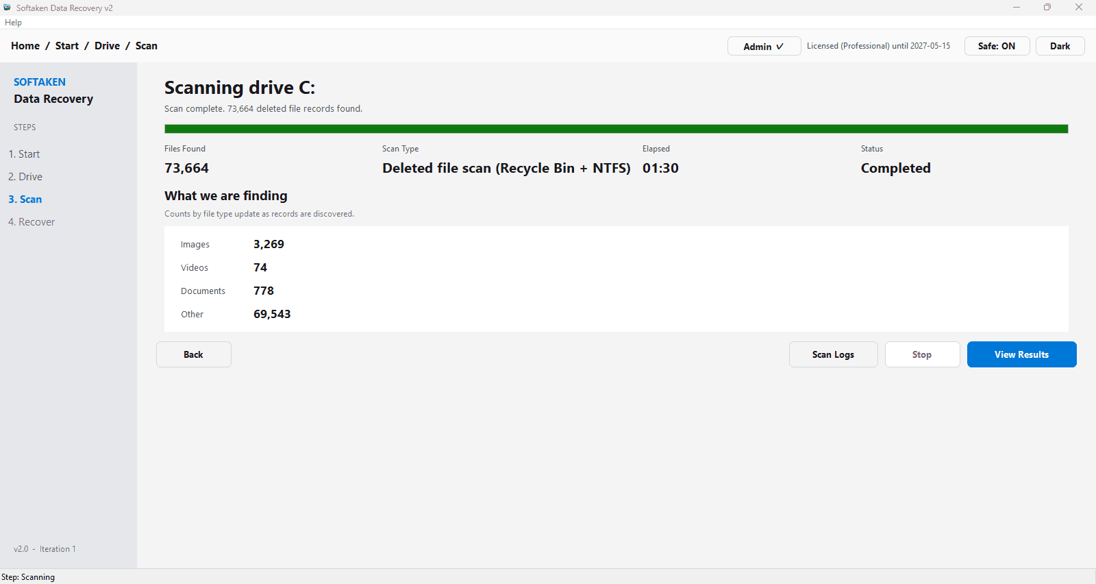 Softaken Data Recovery Software screenshot 3