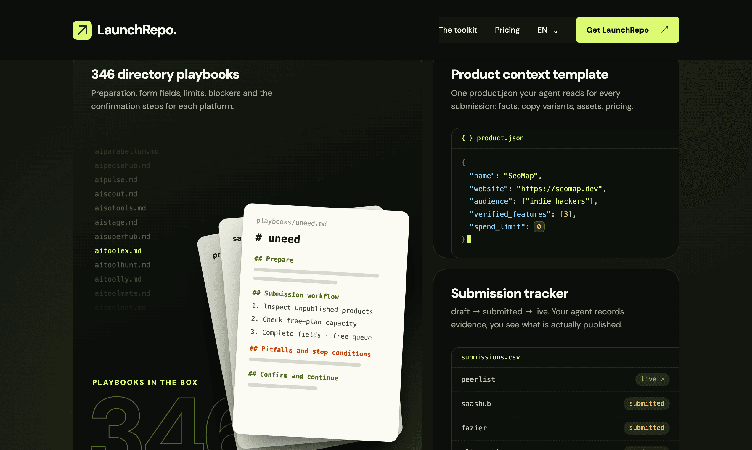 LaunchRepo screenshot 1
