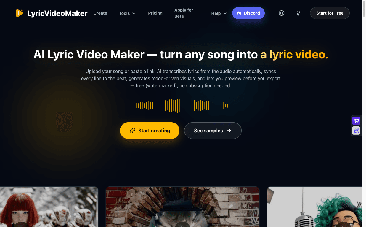 Lyric Video Maker screenshot 1