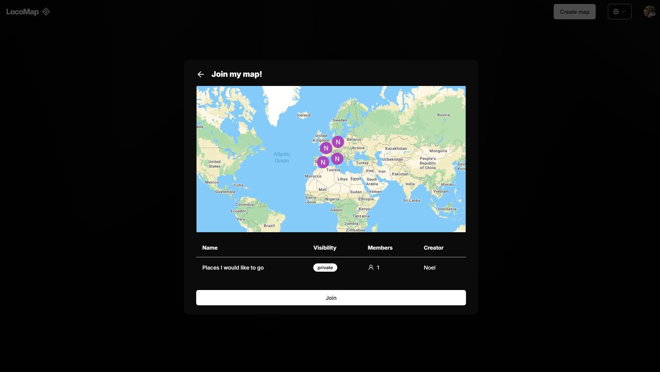 LocoMap screenshot 2