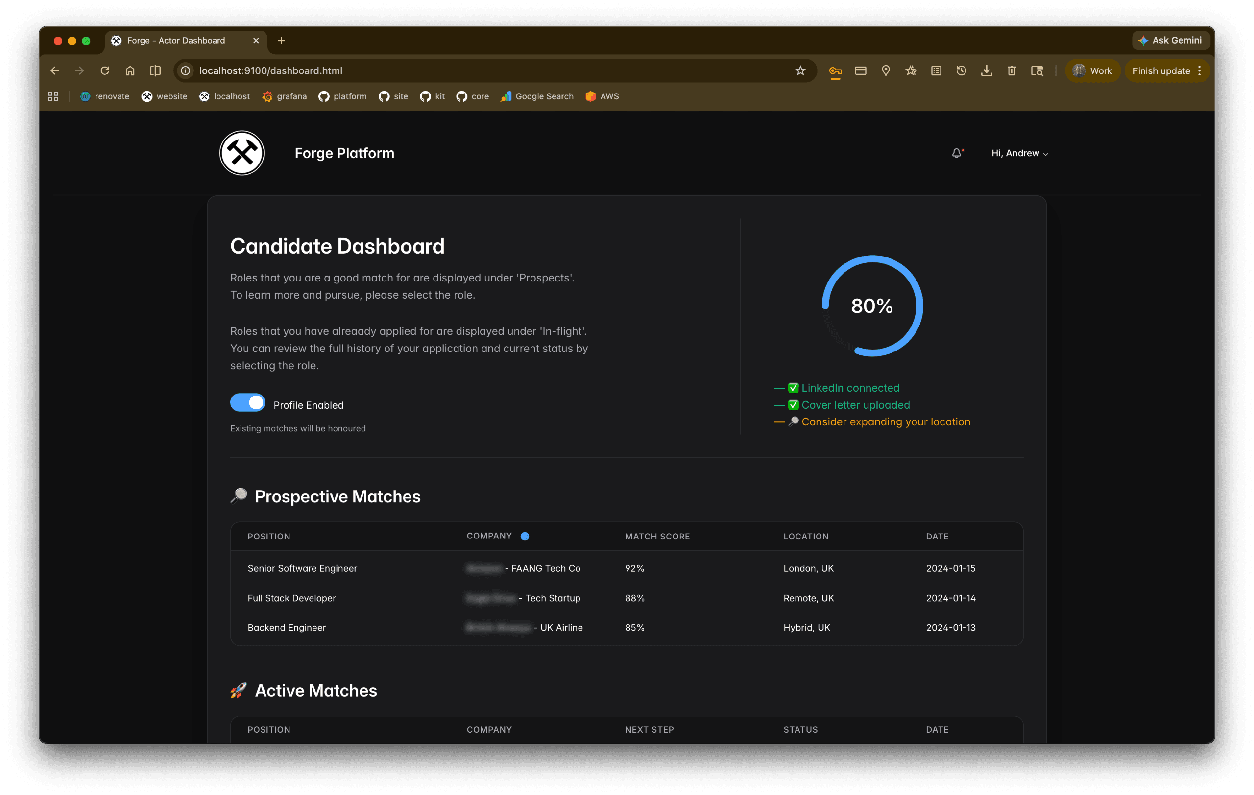 Backbone screenshot 5