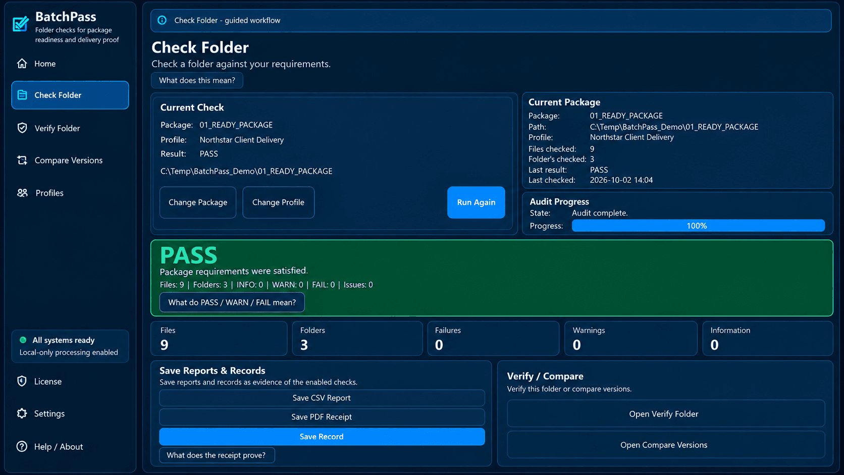 BatchPass screenshot 1