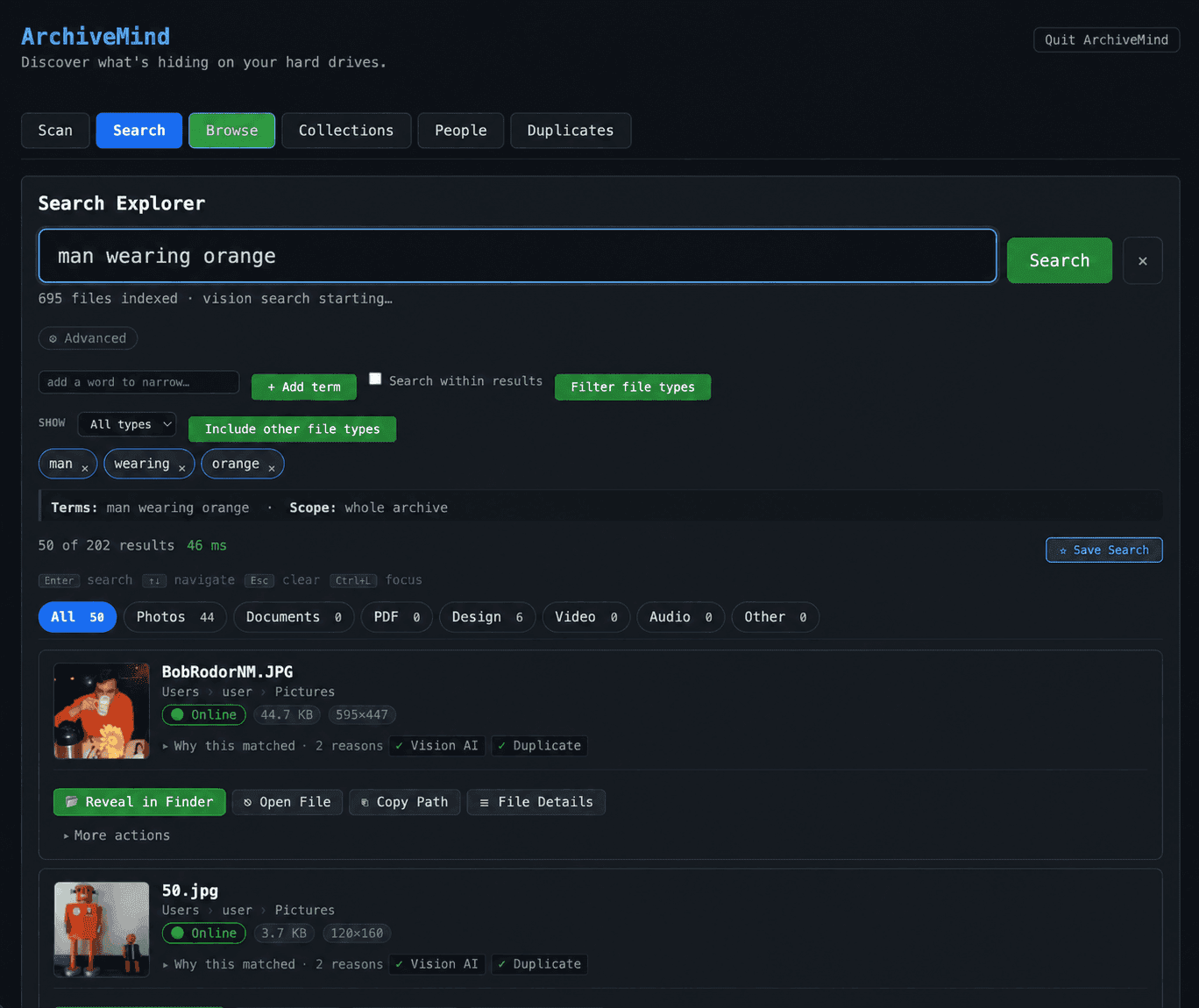ArchiveMind screenshot 1