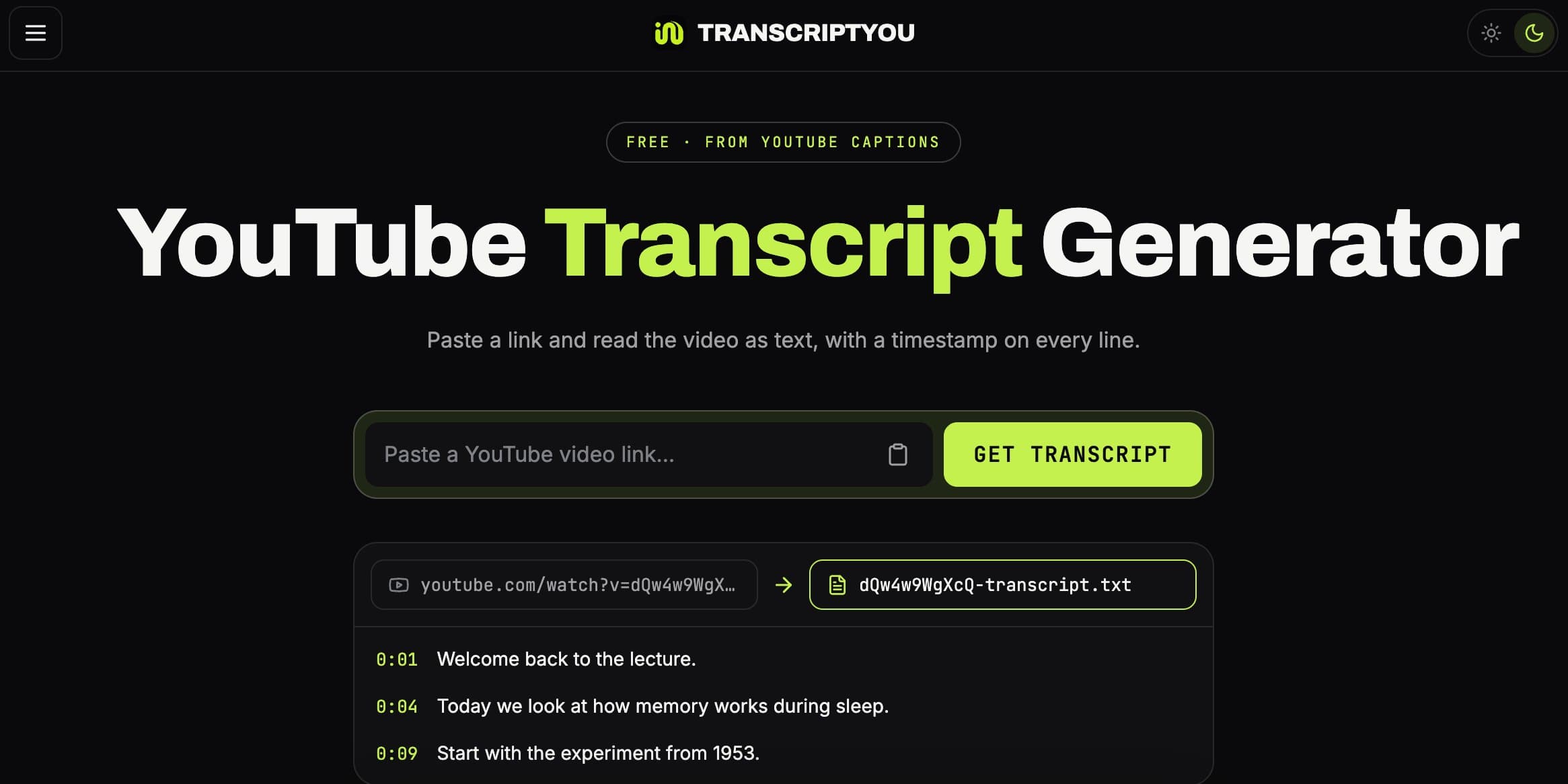 TranscriptYou screenshot 1