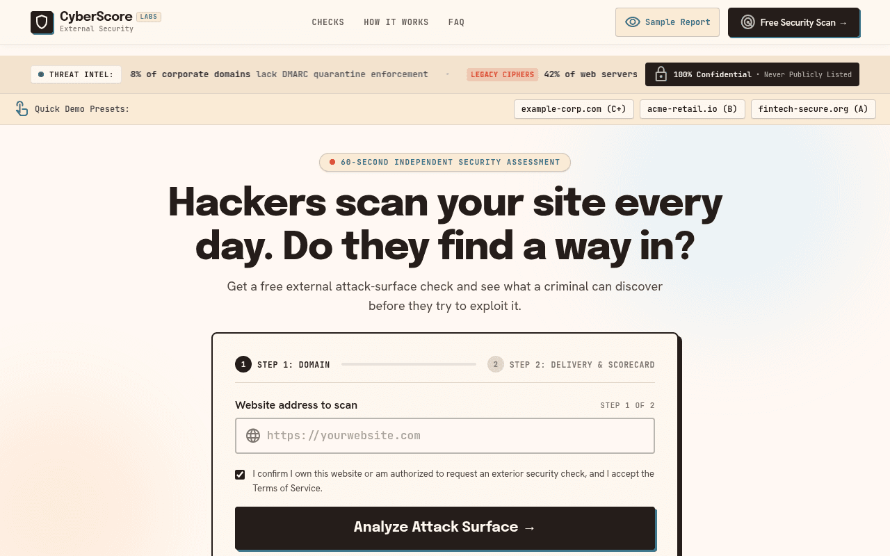 CyberScore Labs screenshot 1
