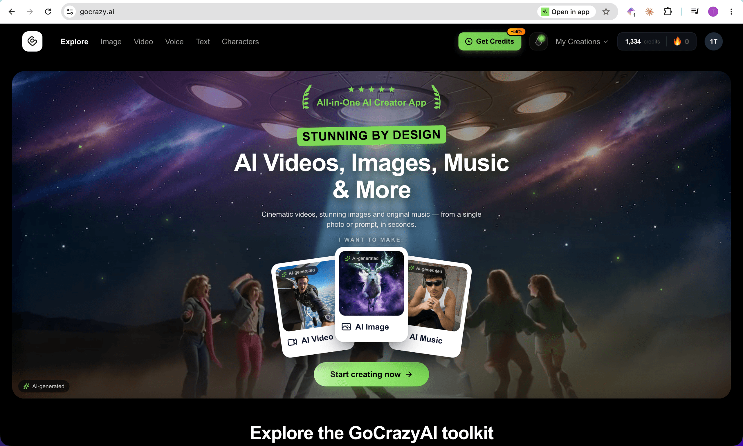 GoCrazyAI screenshot 1