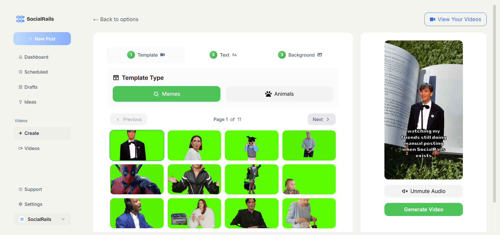 SocialRails screenshot 2