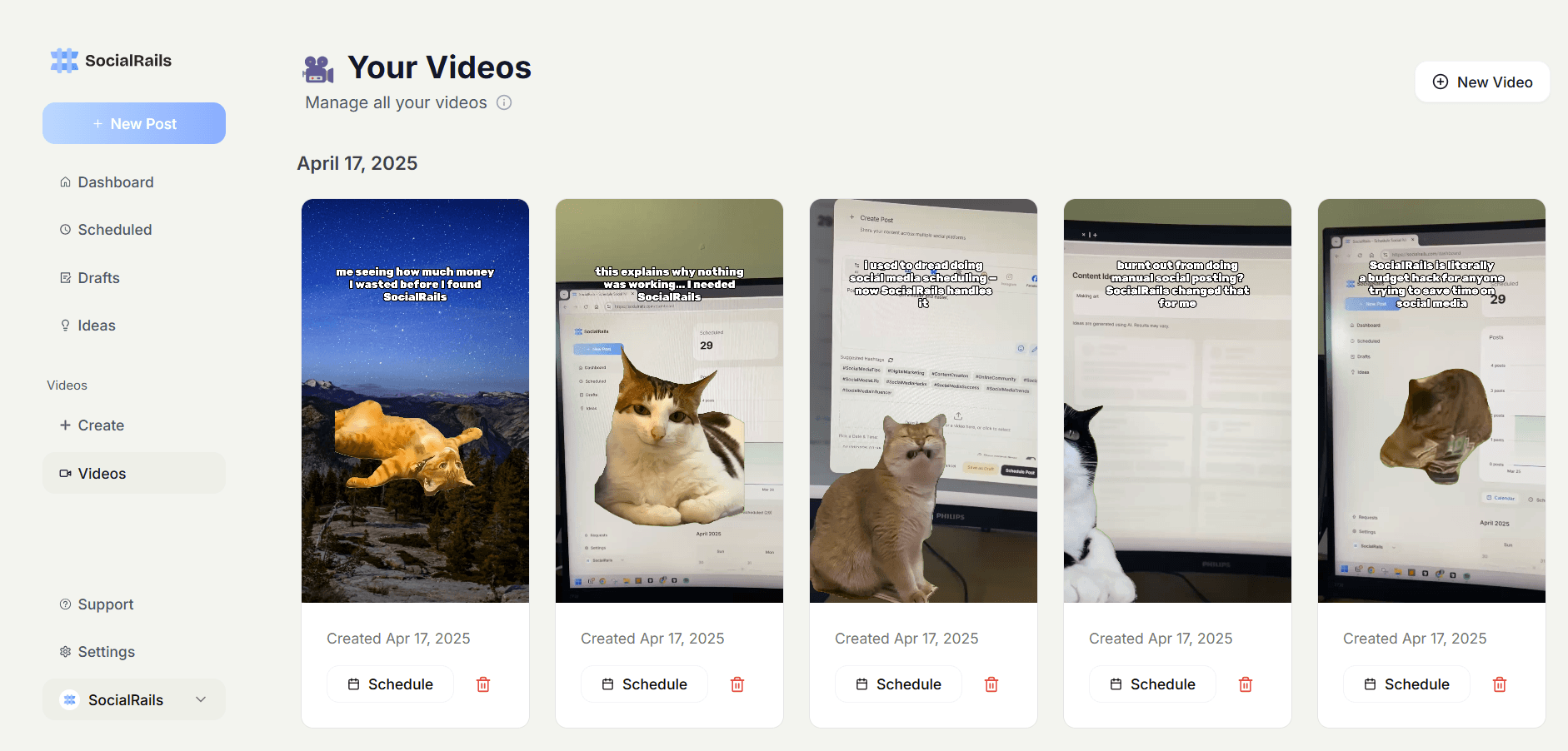 SocialRails screenshot 4
