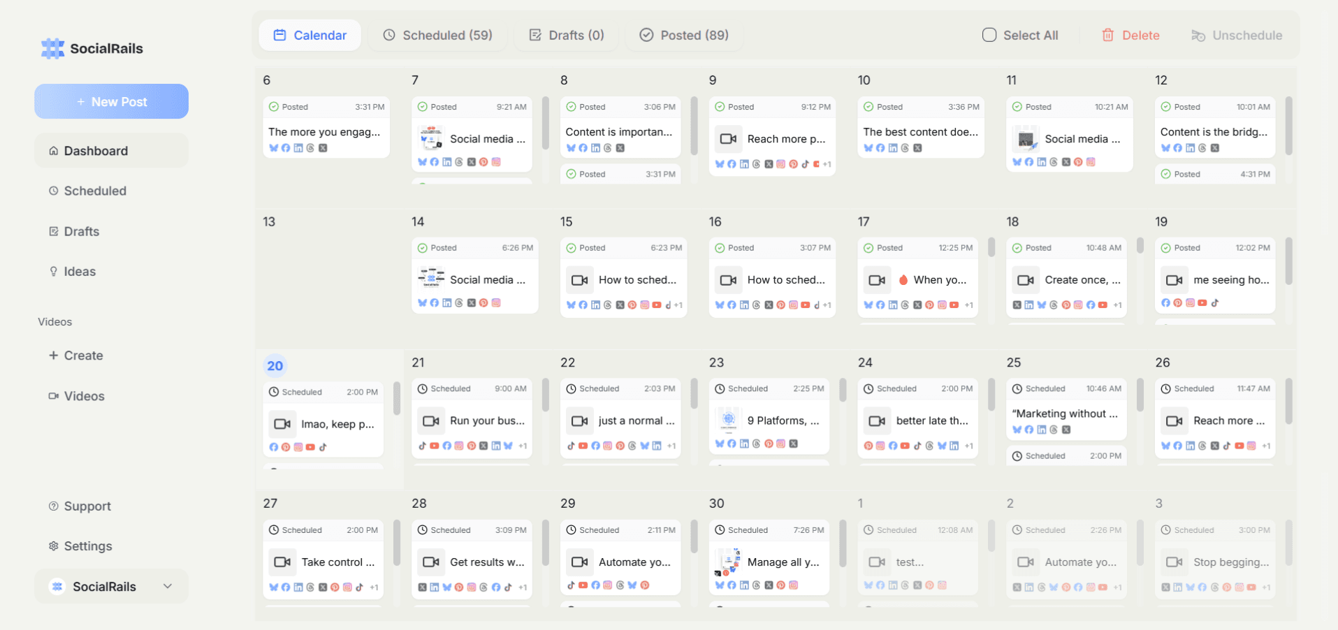 SocialRails screenshot 5