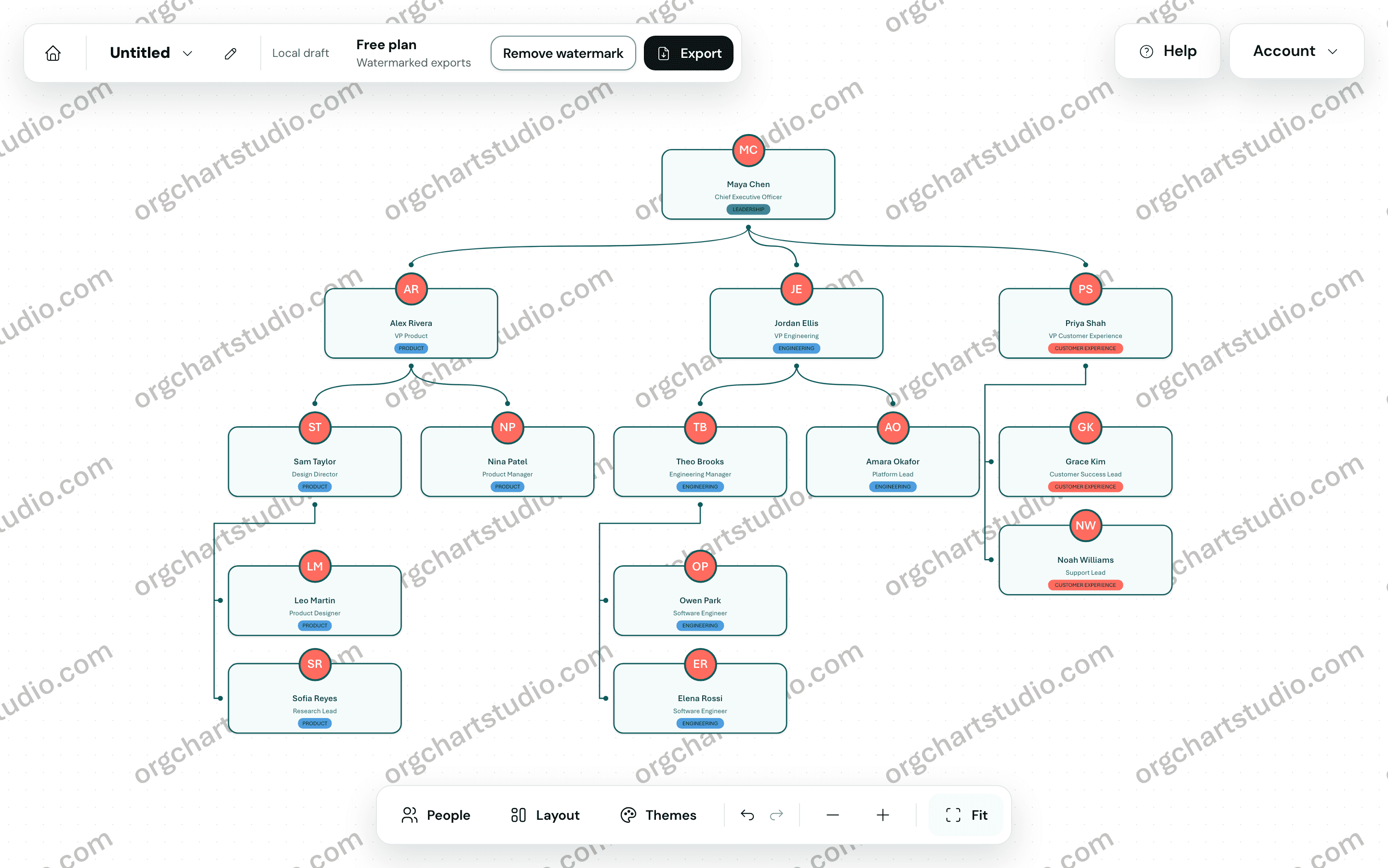 Org Chart Studio screenshot 2