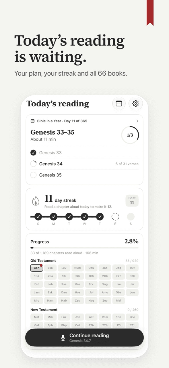 Lectern Bible screenshot 2