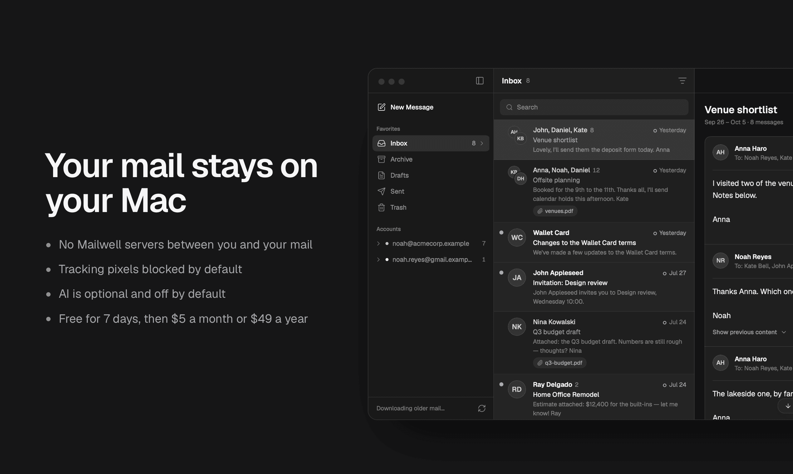 Mailwell screenshot 4