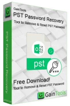 GainTools PST Password Recovery Tool screenshot 1