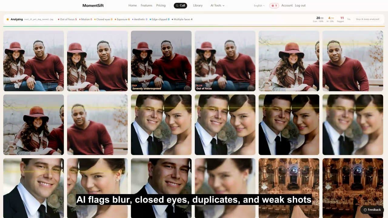 MomentSift screenshot 1